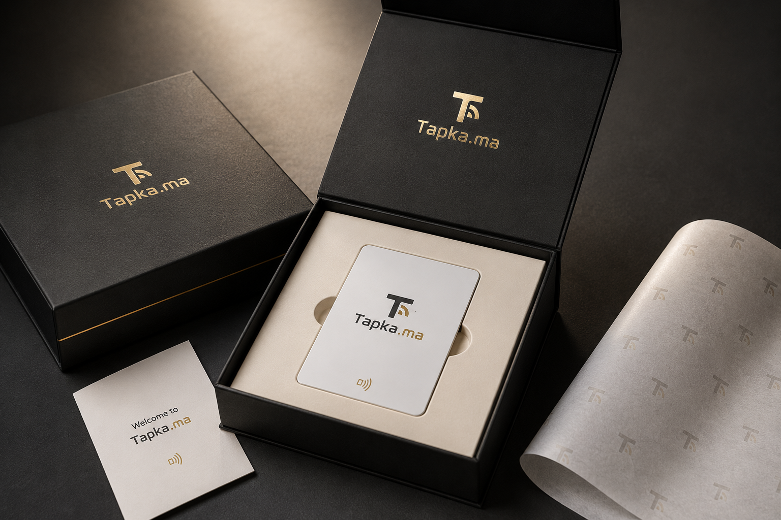 Tapka.ma | Carte NFC & identité digitale professionnelle